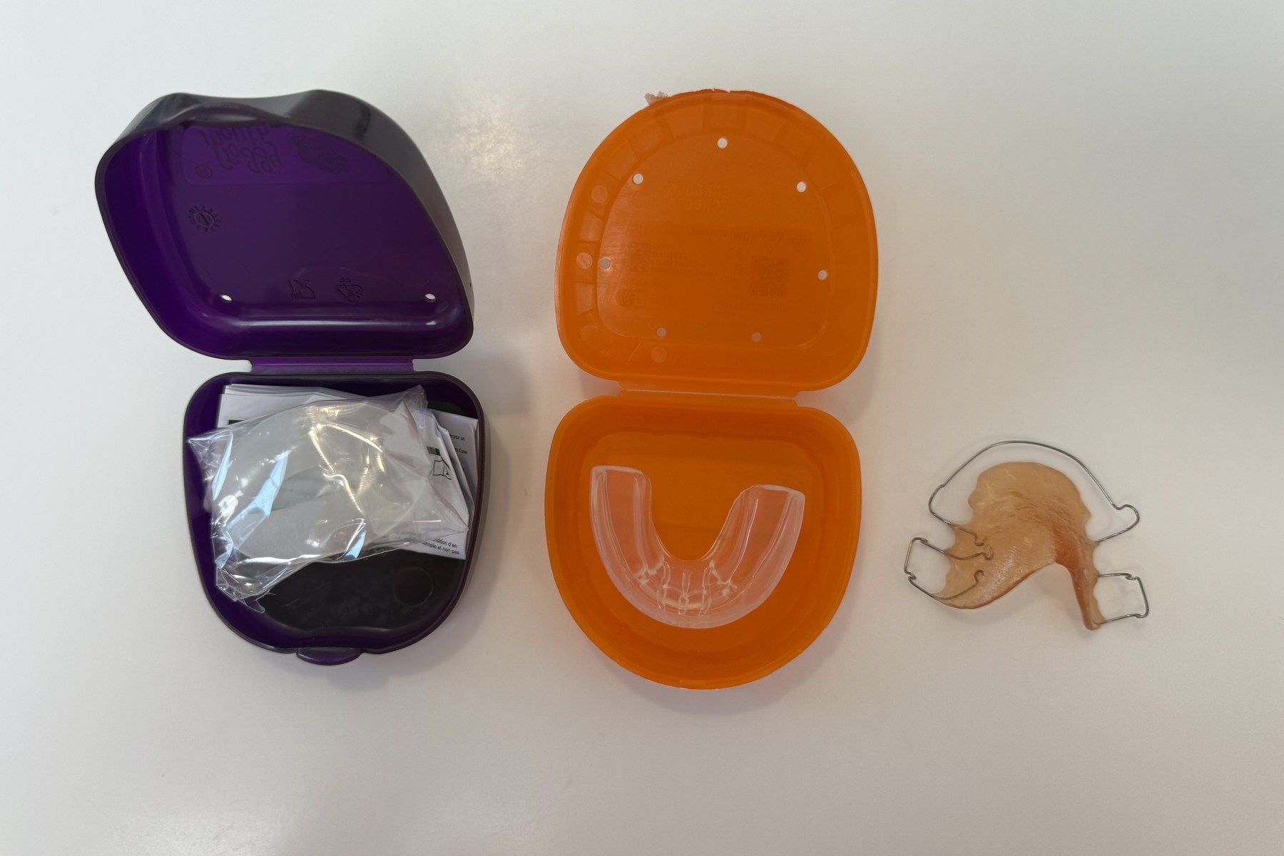 Appareil amovible d'orthodontie pour enfant